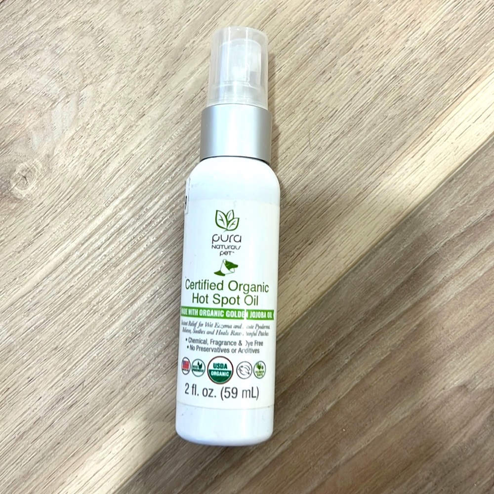 Pura natural pet hot spot oil